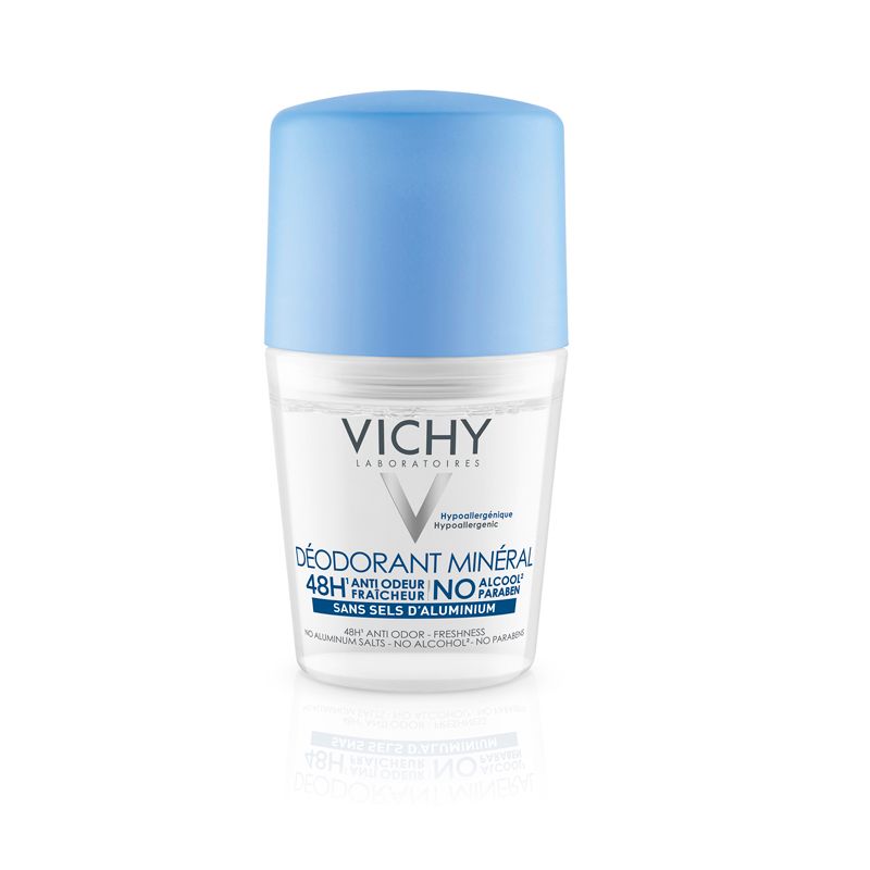 Vichy Deodorants дезодорант минеральный без солей алюминия 48 ч, део-ролик, 50 мл, 1 шт.