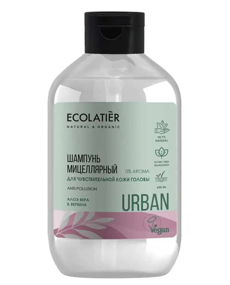 фото упаковки Ecolatier Мицеллярный шампунь для чувствительной кожи головы