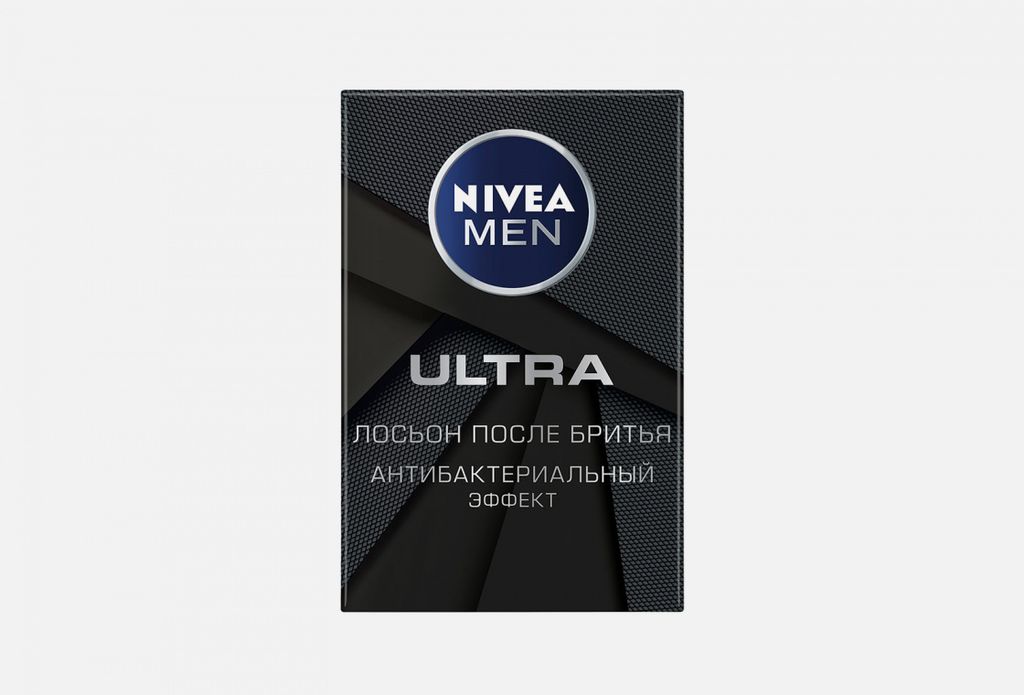 фото упаковки Nivea Men Ultra Лосьон после бритья Антибактериальный эффект