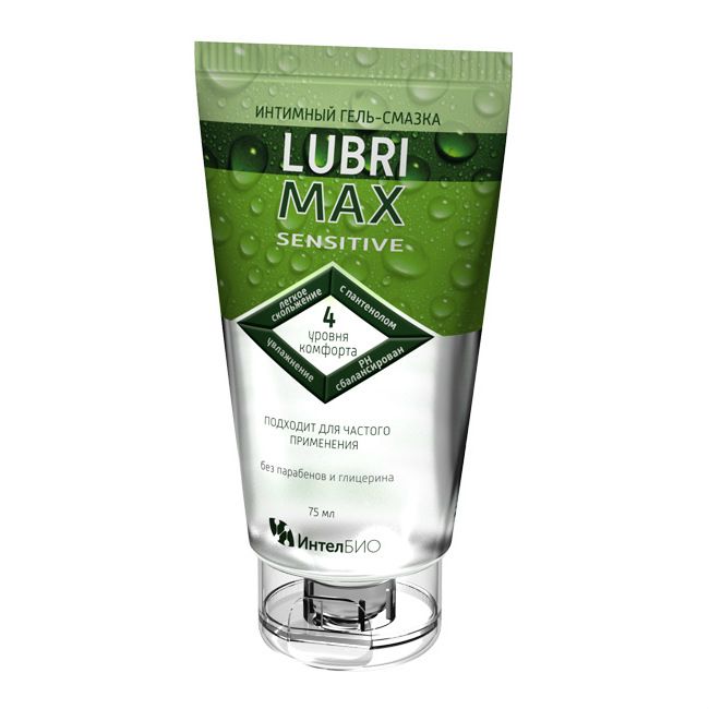 фото упаковки Lubrimax Sensitive гель-смазка интимный