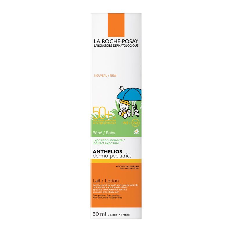 фото упаковки La Roche-Posay Anthelios SPF50+ молочко солнцезащитное для младенцев и детей