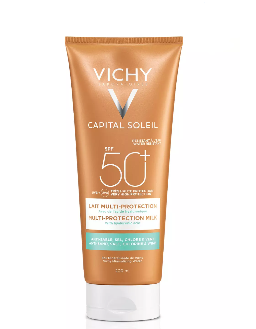 фото упаковки Vichy Capital Soleil Солнцезащитное молочко SPF50+