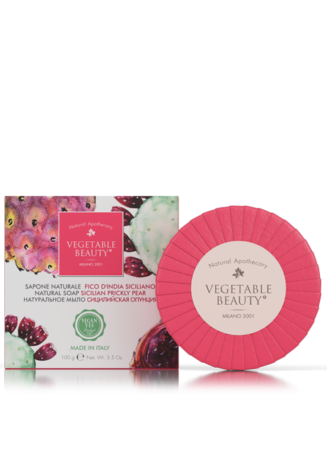 фото упаковки Vegetable Beauty Мыло натуральное Сицилийская опунция