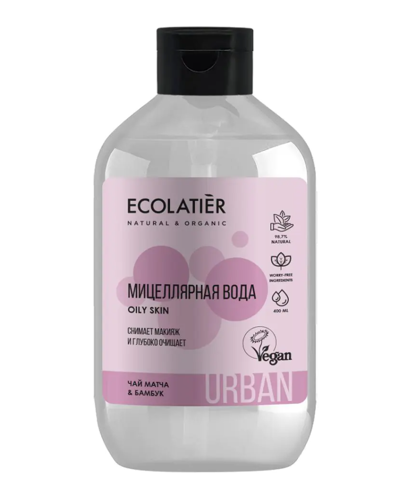 фото упаковки Ecolatier Мицеллярная вода для снятия макияжа