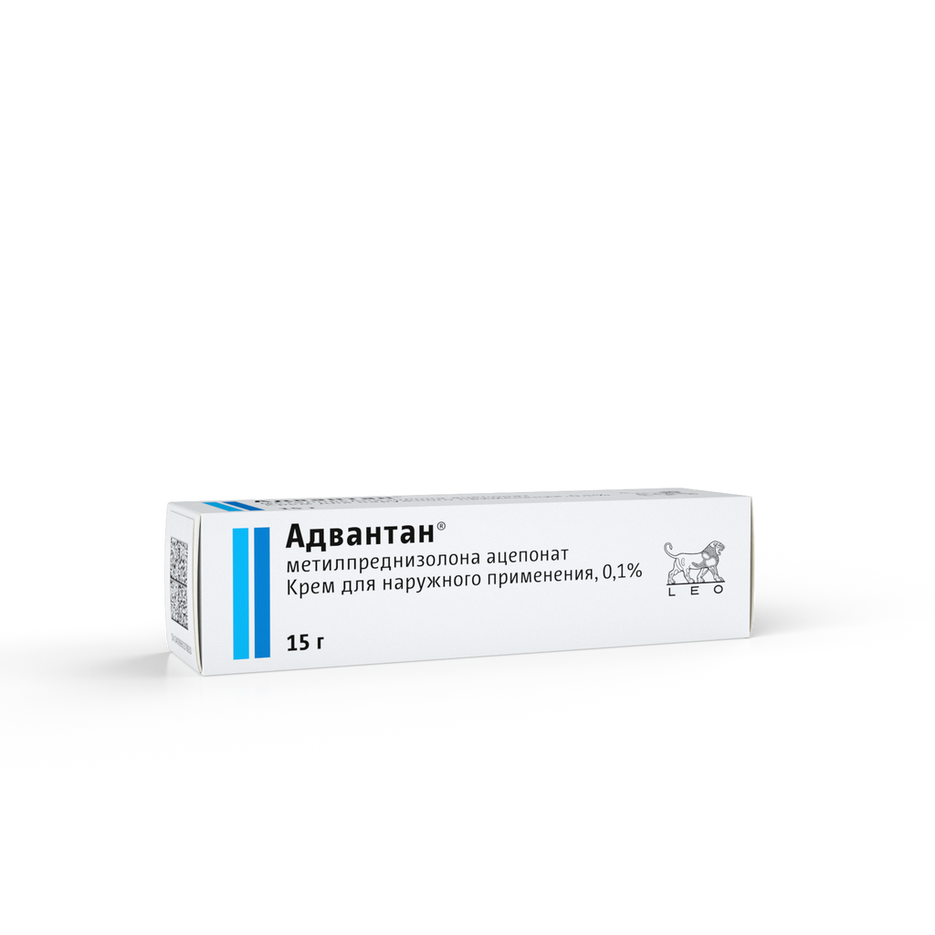Адвантан, 0.1%, крем для наружного применения, 15 г, 1 шт.