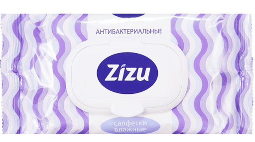 Zizu салфетки влажные антибактериальные, 40 шт.