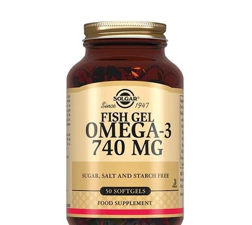 Solgar Рыбий жир Омега-3, 740 мг, капсулы, 50 шт.