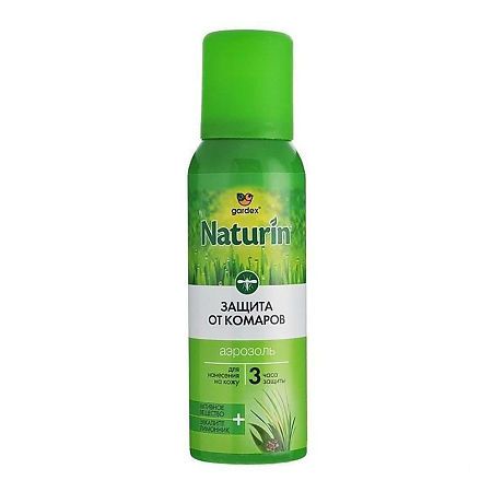 Gardex naturin Аэрозоль-репеллент от комаров, аэрозоль, 100 мл, 1 шт.
