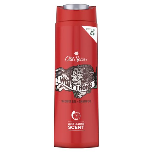 Old Spice Гель для душа-шампунь Wolfthorn, 400 мл, 1 шт.