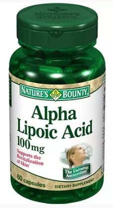 Natures Bounty Альфа-липоевая кислота, 100 мг, капсулы, 60 шт.