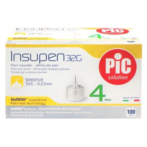 Insupen Иглы для шприц-ручки, 32G(0.23x4)мм, 100 шт.