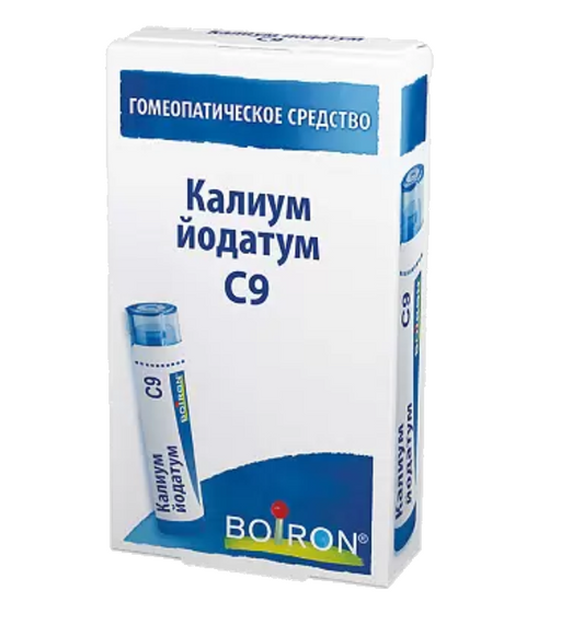 Калиум йодатум C9, гранулы гомеопатические, 4 г, 1 шт.