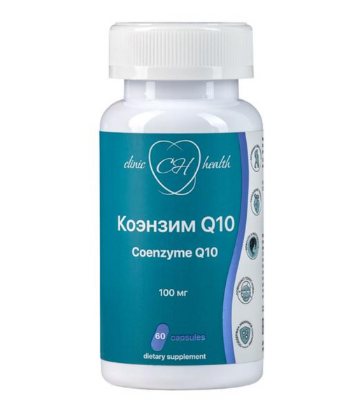 Clinic Health Коэнзим Q10, капсулы, 60 шт.