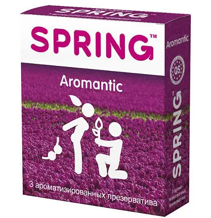 Spring Aromantic презервативы ароматизированные, набор презервативов, 3 шт.