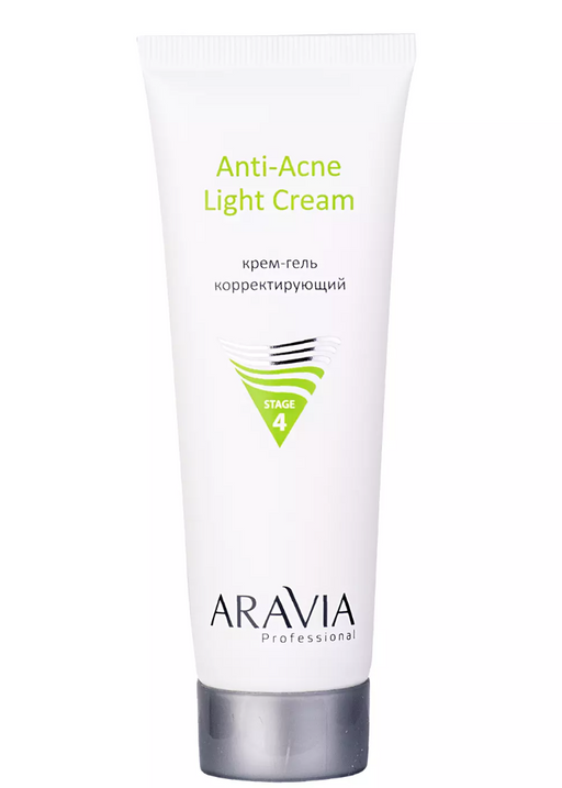 Aravia Professional Anti-Acne Light Cream крем-гель корректирующий, крем, для жирной и проблемной кожи, 50 мл, 1 шт.